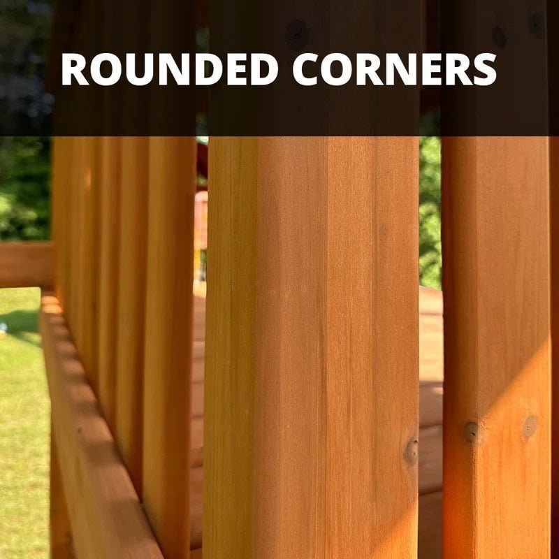 Pioneer Peak Swing Set with Clatter Bridge and Tire Swing - Image 15