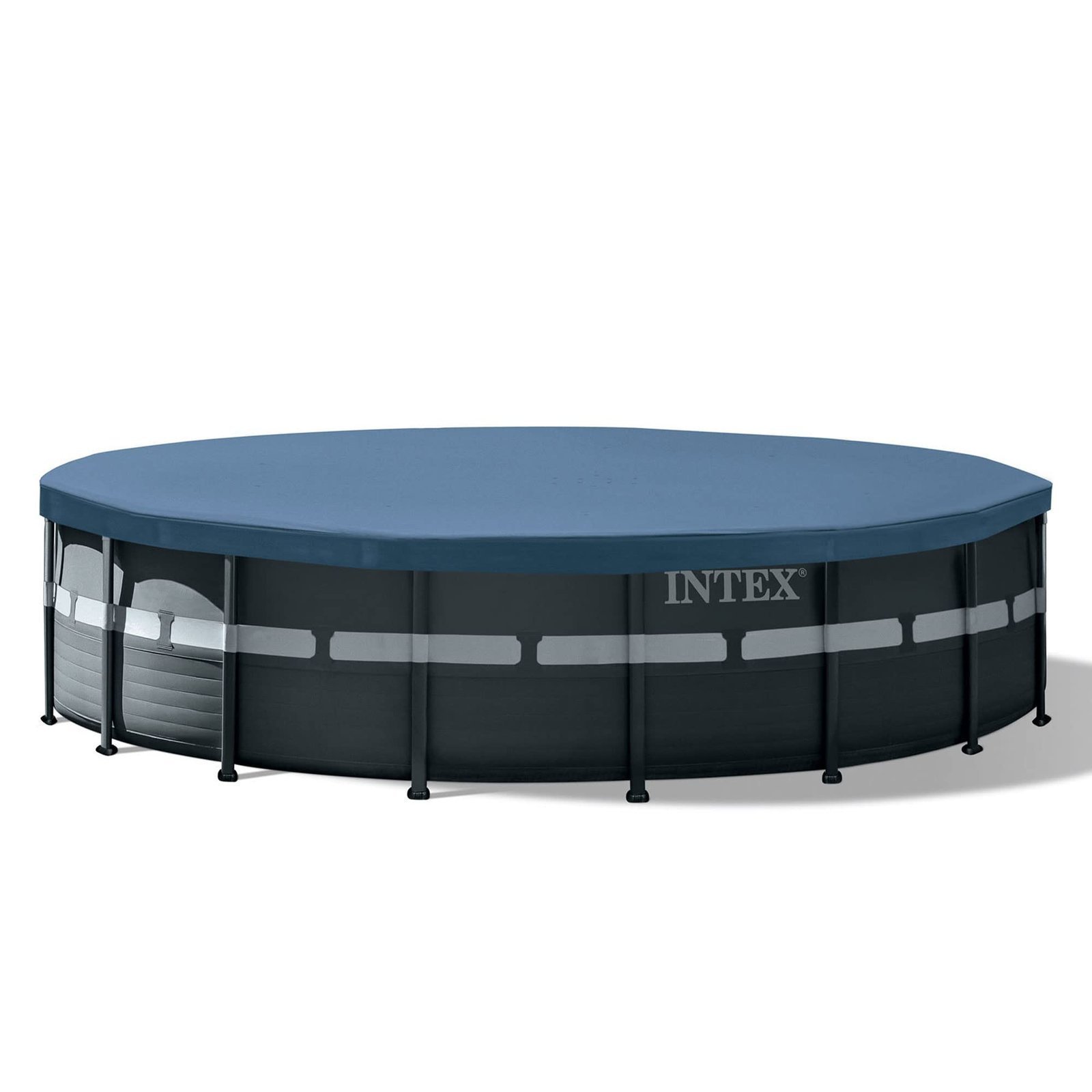 Intex Ultra XTR Frame 18′ x 52″ Above Ground Swimming Pool with Sand Filter Pump, Ladder, Cover, & Maintenance Accessory Kit with Vacuum and Skimmer - Image 4