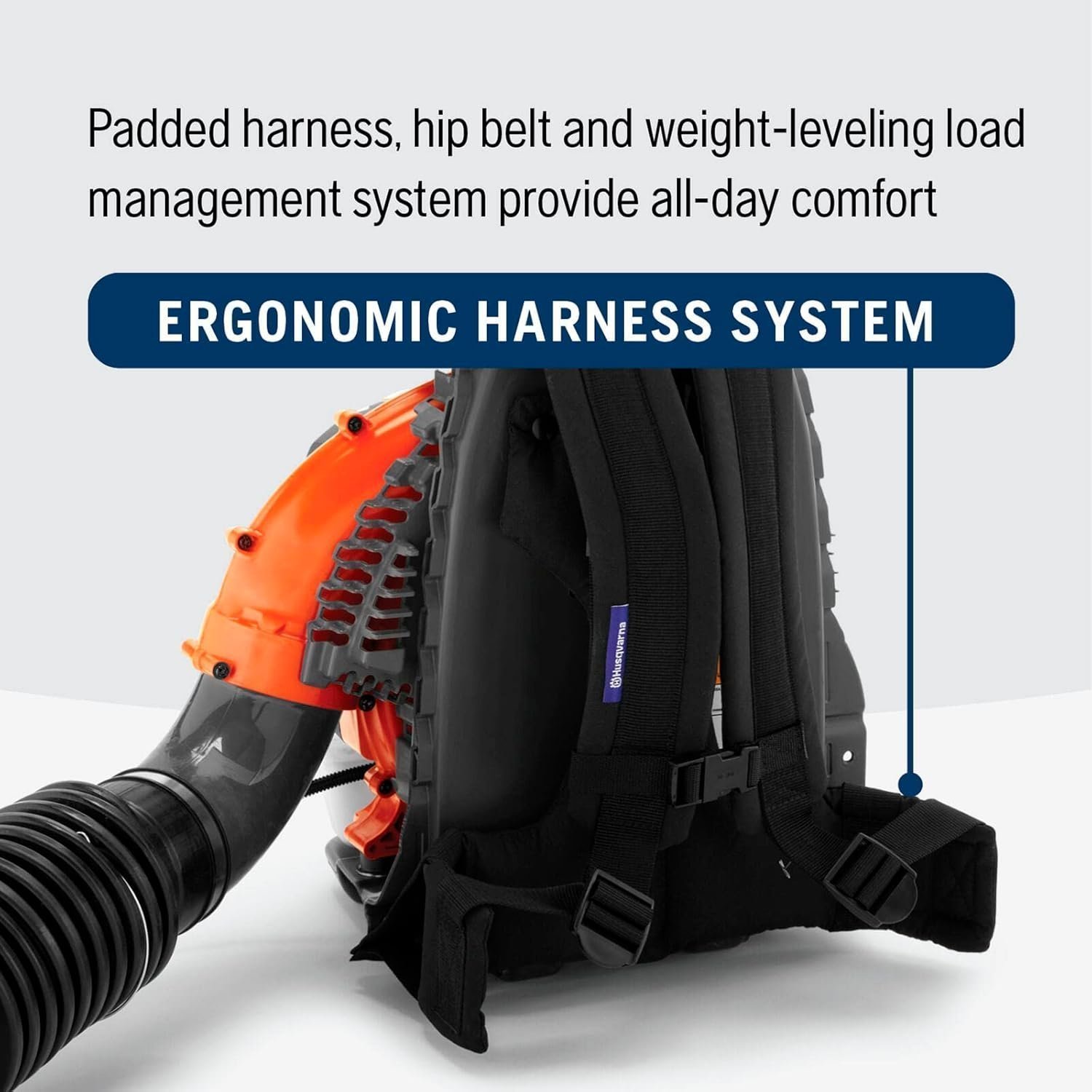 Husqvarna 350BT Gas Backpack Leaf Blower 50.2cc, 692 CFM, 180 MPH - Image 6