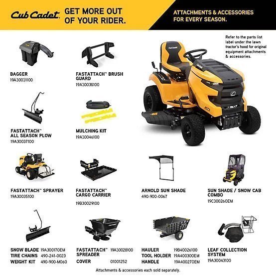 CUB CADET 42-Inch Gas Riding Lawn Tractor – IntelliPower Technology - Image 9