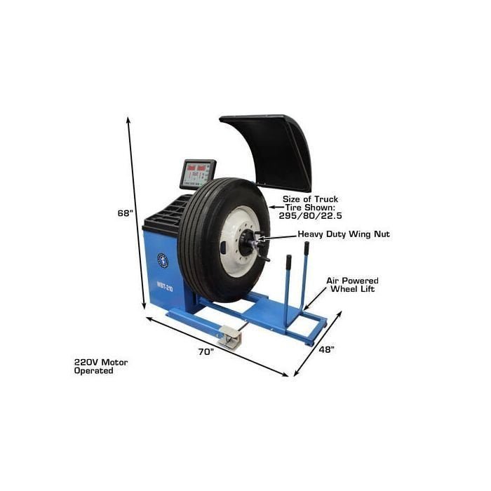 Atlas WBT210 Computer Truck Wheel Balancer - Image 4